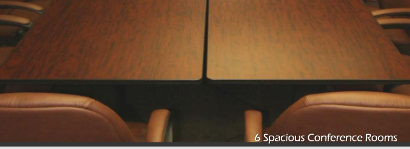 6 Spacious Conference Rooms