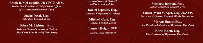 List of guest speakers