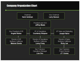 Organizational Chart - Template 3 - Full Version