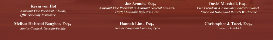 List of guest speakers